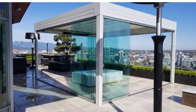 pergola with canopy
