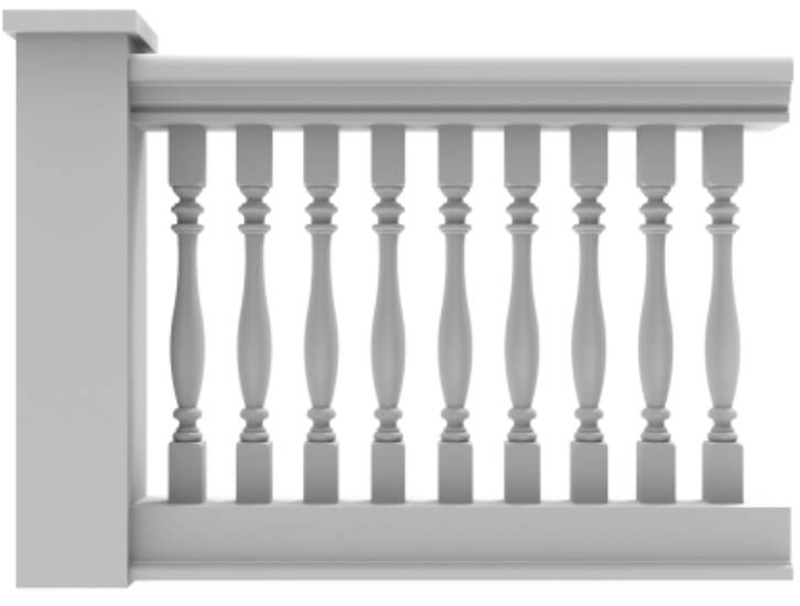 Polyurethane balustrades