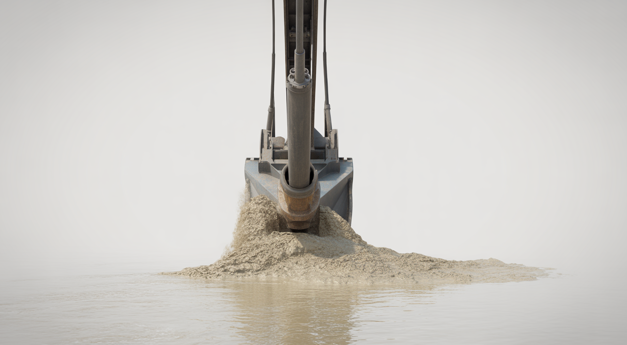 Dredge on a Waterway