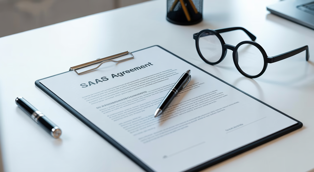 saas agreements lawyer reviewing startup software contracts